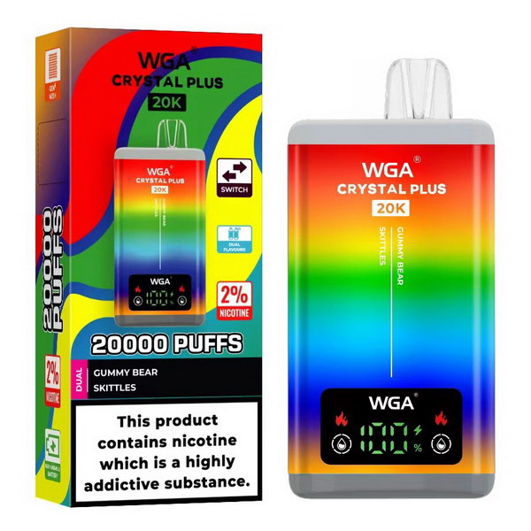 WGA Crystal Plus 20000 Disposable Vape Kit 2-in-1