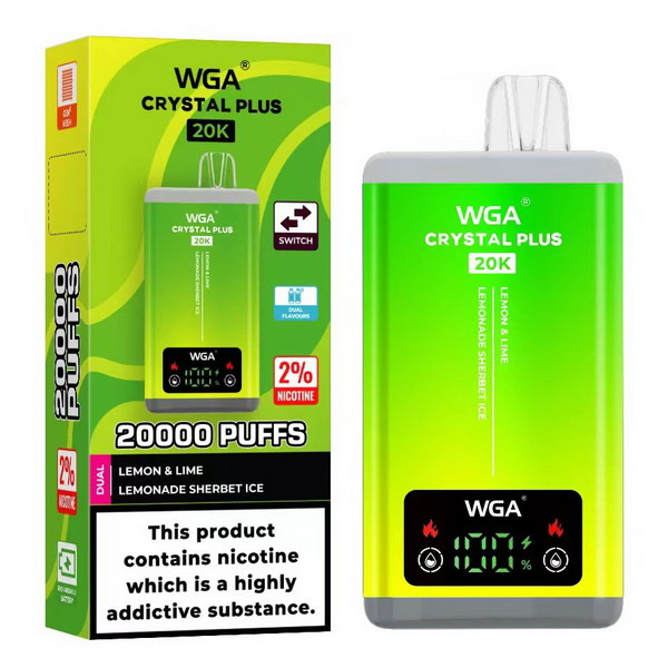 WGA Crystal Plus 20000 Disposable Vape Kit 2-in-1