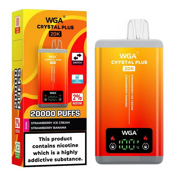 WGA Crystal Plus 20000 Disposable Vape Kit 2-in-1