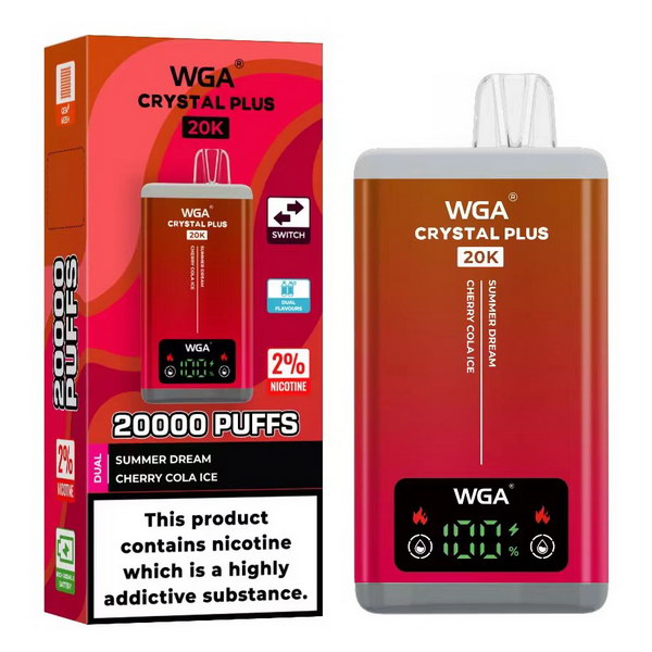 WGA Crystal Plus 20000 Disposable Vape Kit 2-in-1